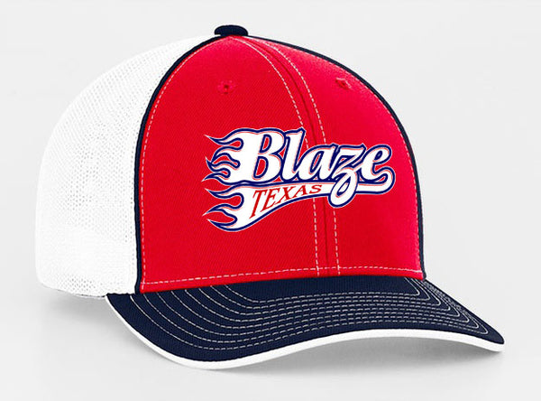 Blaze Trucker Flexfit Fitted Hat (Several Color Options)