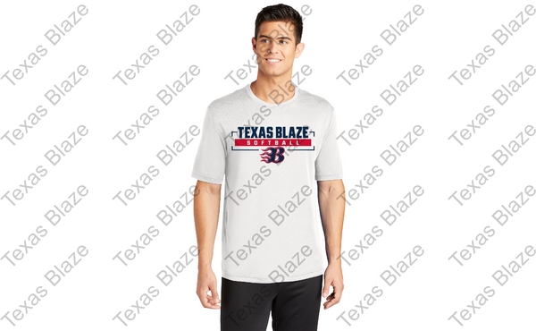 Blaze softball unisex/youth logo short sleeve dri fit