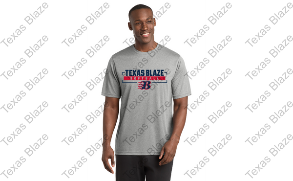Blaze softball unisex/youth logo short sleeve dri fit
