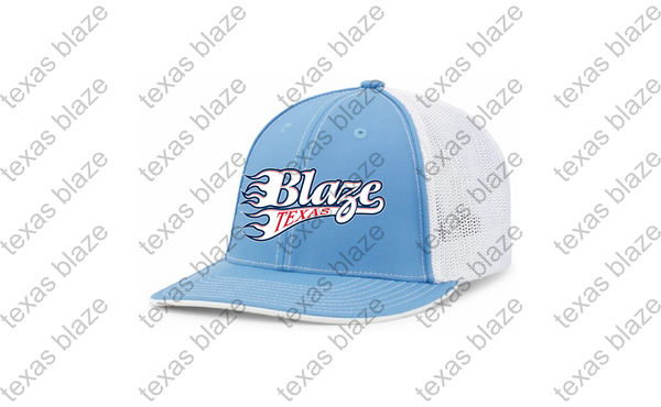 Blaze Trucker Flexfit Fitted Hat (Several Color Options and 2 designs)
