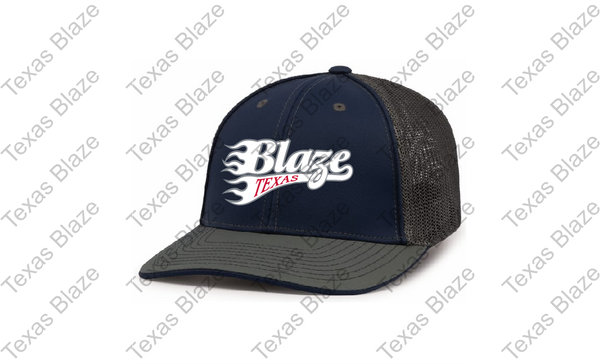 Blaze Trucker Flexfit Fitted Hat (Several Color Options)