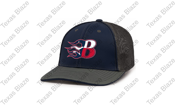 Blaze Trucker Flexfit Fitted Hat (Several Color Options)