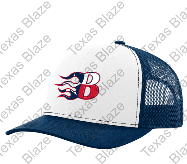 Blaze 2 color Hat Flexfit or Snapback