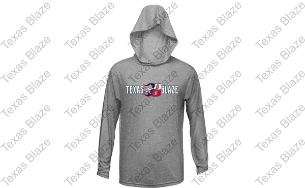 Texas Blaze Long Sleeve Dri-fit hooded shirt