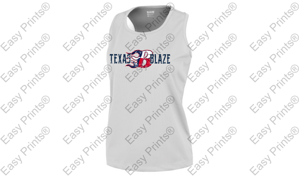 Texas Blaze ladies Muscle Tank