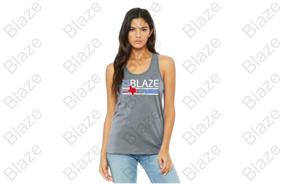 Blaze UNITED Cotton Racerback Ladies Tank