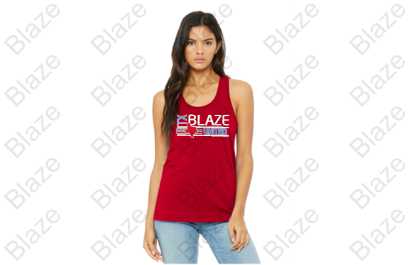 Blaze UNITED Cotton Racerback Ladies Tank