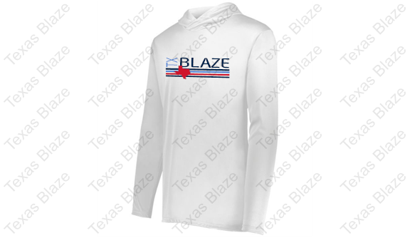 Texas Blaze Hooded Long Sleeve Dri Fit Shirt