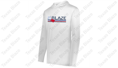 Texas Blaze Hooded Long Sleeve Dri Fit Shirt