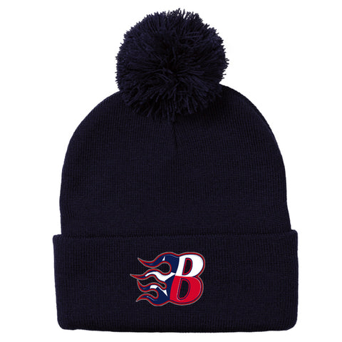 Texas Blaze Pom Beanie