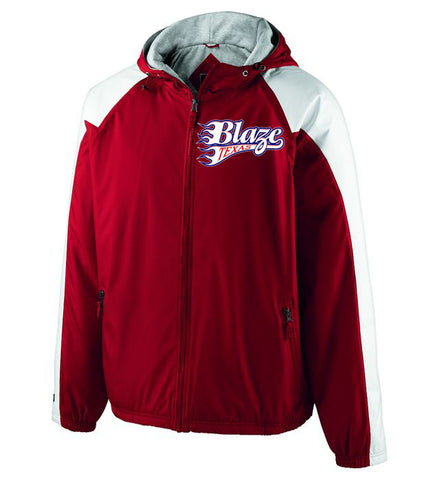 Blaze Youth Embroidered Full Zip Jacket with Hoodie