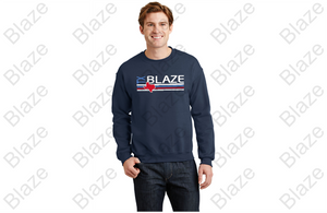 Blaze Striped Crewneck Sweatshirt Unisex