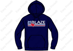 Blaze Striped Hoodie (polyester/moisture managing)