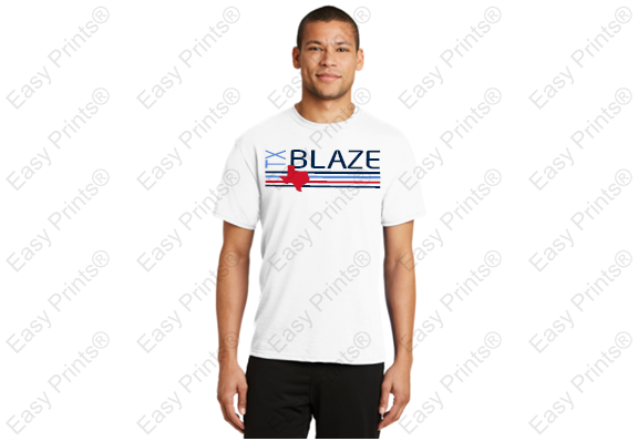 Blaze striped Unisex/Youth Dri-Fit Shirt